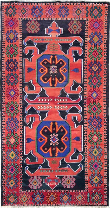 Kelim Gharabagh Teppich 360x188 - Image 1