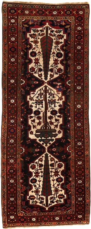 Antique BAKHTIAR Carpet 272x110 - Image 1
