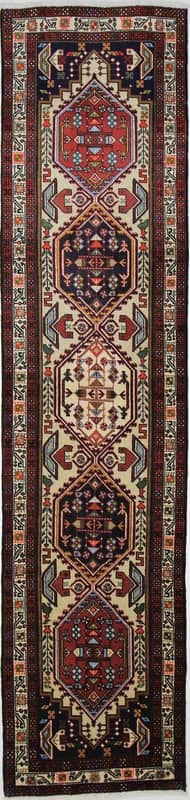 Handgewebter Ardebil Läufer 333x79 - Image 1