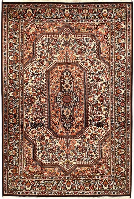 Kashmir Seide Teppich 122x83 - Image 1