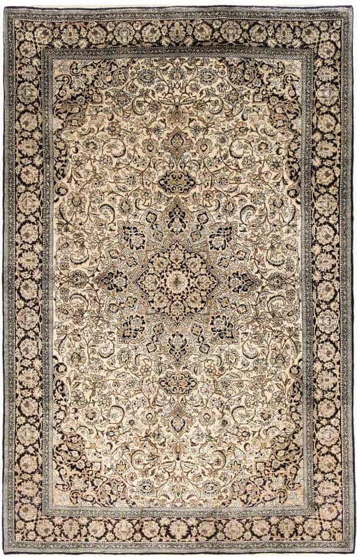 Ghom Silk Carpet  209x134 - Image 1