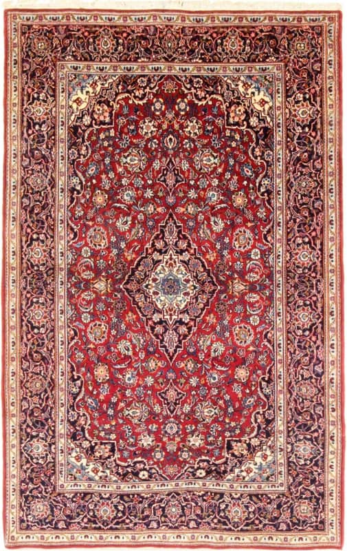Keshan Carpet 220x139 - Image 1