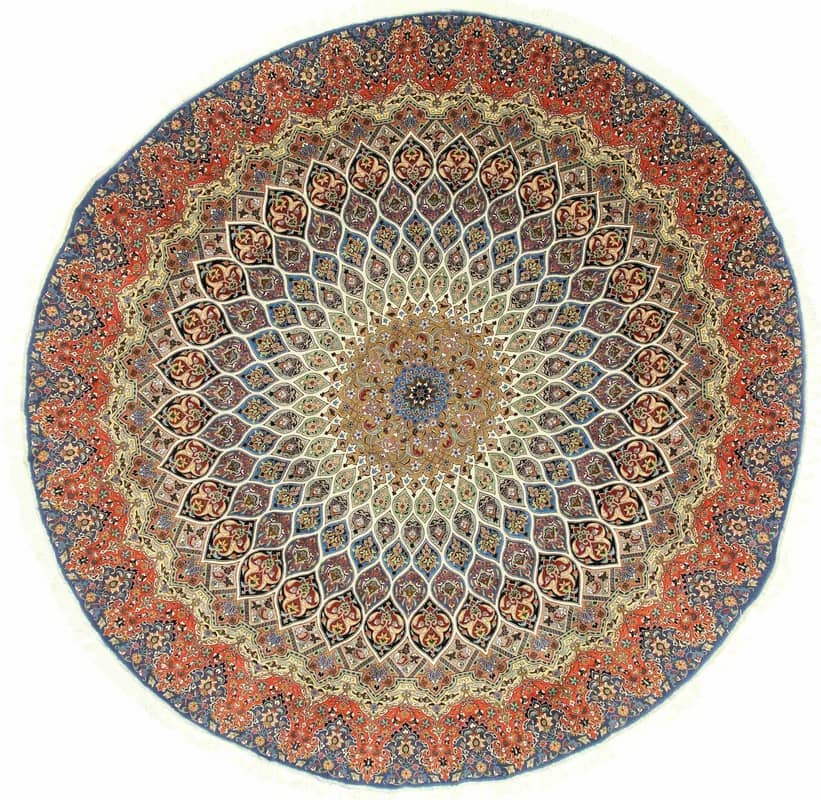 Tabriz 50 Raj Teppich 300x300_0