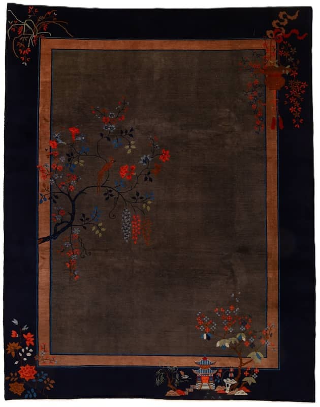 Antique China Carpet  346x272 - Image 1