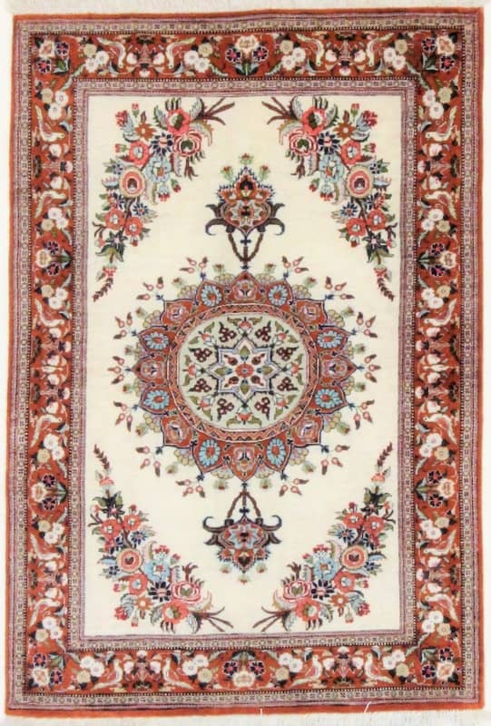 Qom Silk Carpet  118x80_0