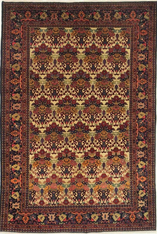 Bakhtiar Antique Carpet 215x145 - Image 1
