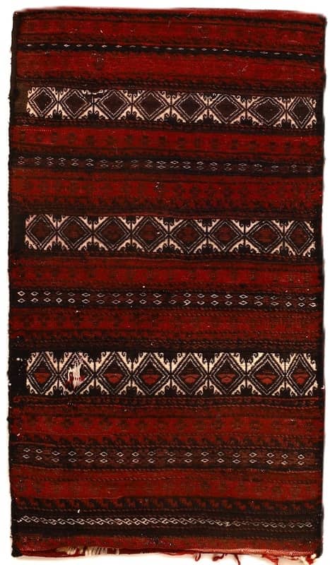 Antik Kelim Teppich  82x48 - Image 1