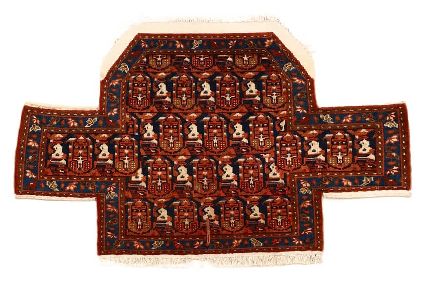 Antique Afshar Carpet  107x65 - Image 1