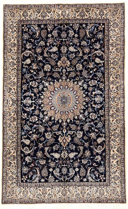 Nain 6La carpet – dark blue handwoven  205x128_0