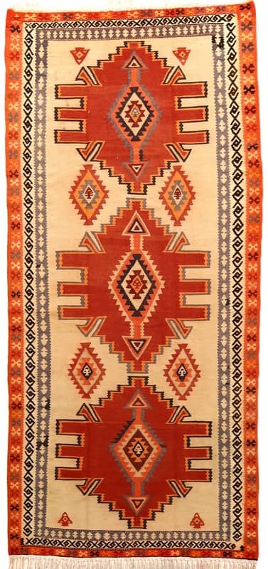 Kelim Teppich 322x150 - Image 1