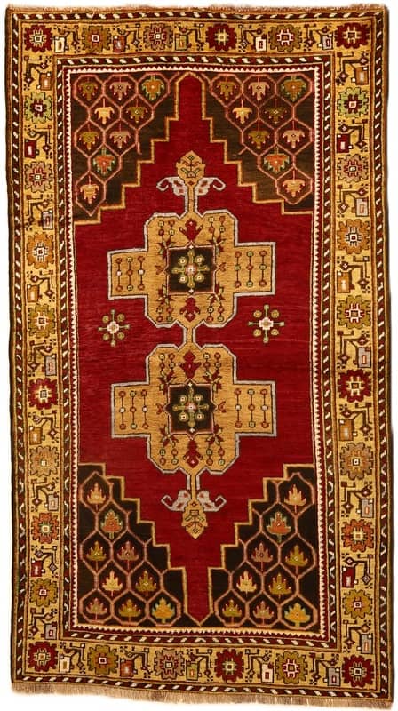 Antique Azerbeijan Carpet  225x125 - Image 1