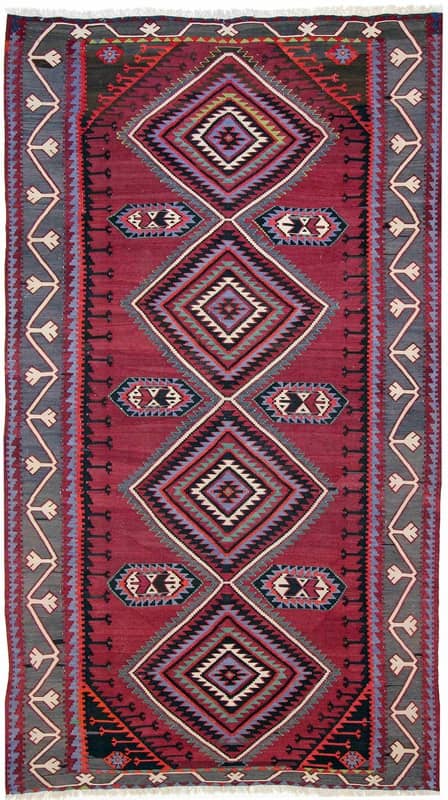 Kelim Gaschgai Teppich 346x196 - Image 1