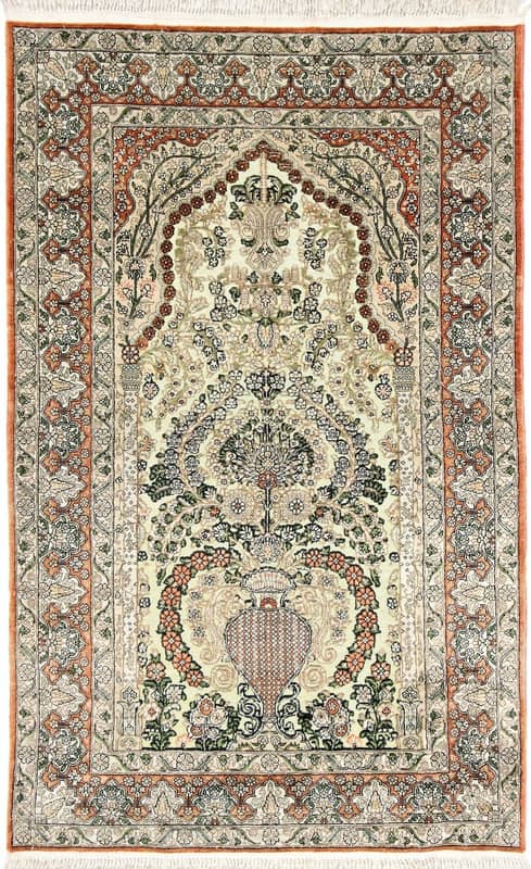 Herike Silk Carpet 125x77 - Image 1