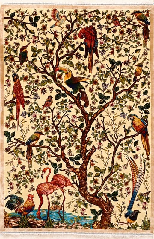 Ghom Dahlia Carpet 120x80_0