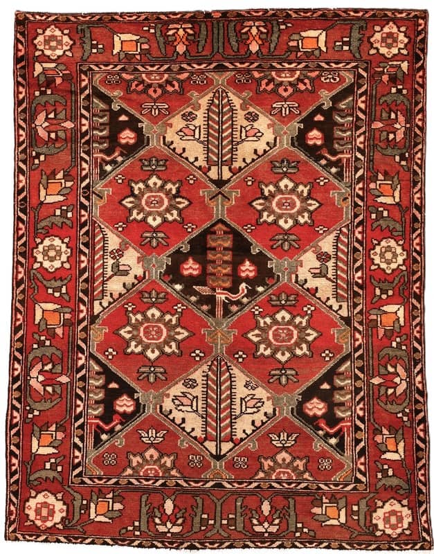 Antike Bakhtiar Teppich 200x158 - Image 1