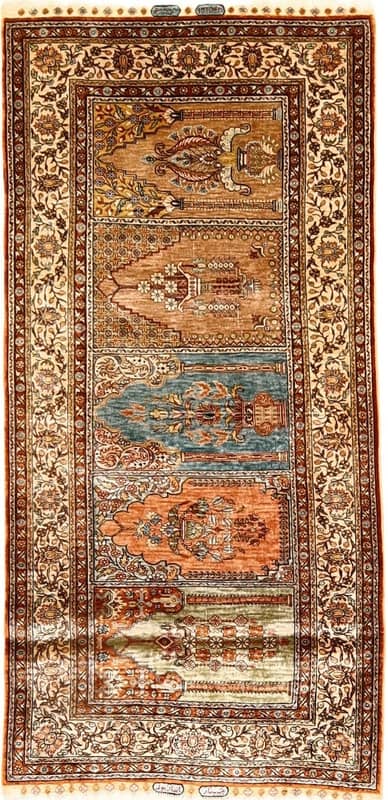 Turkie Silk  Estanbul Carpet  150x70 - Image 1