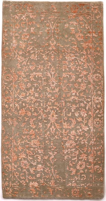 Modern Lotus Teppich 143x74 - Image 1