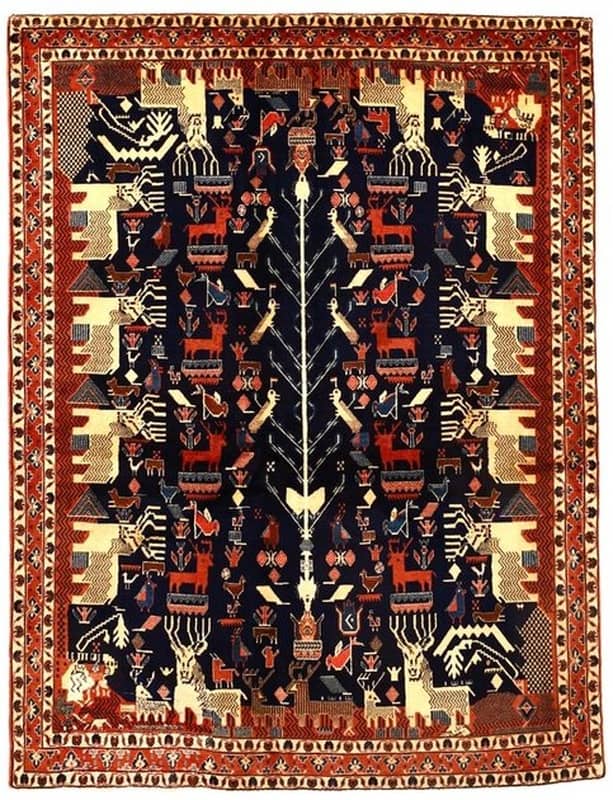 Afshar Teppich 200x155 - Image 1