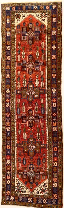 Antique Heriz Carpet  330x100 - Image 1