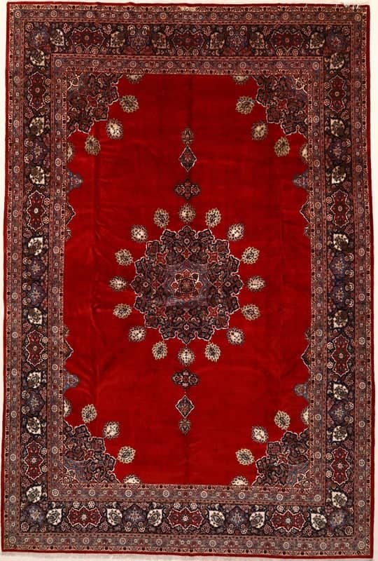 Antique Kashan Mark Attaei Carpet  488x325 - Image 1