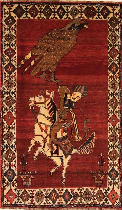 Ghashghai Teppich 170x102 - Image 1