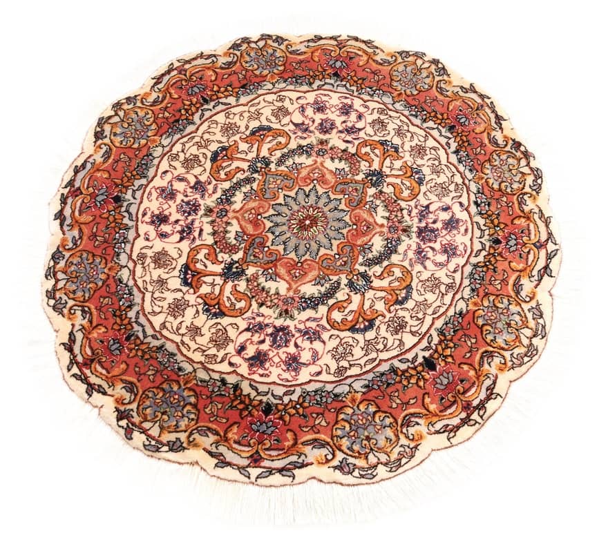 Tabriz50Raj Teppich 95x95 - Image 1