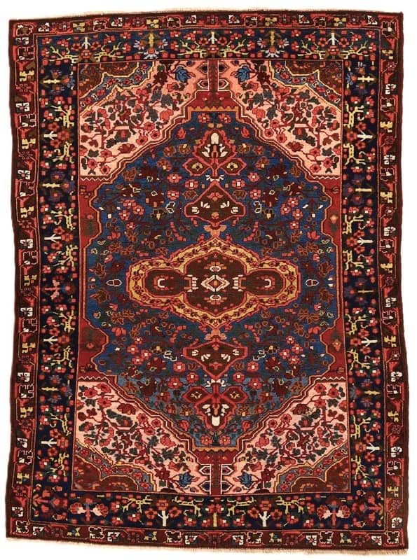 Antique Bakhtiar  Carpet  197x142 - Image 1