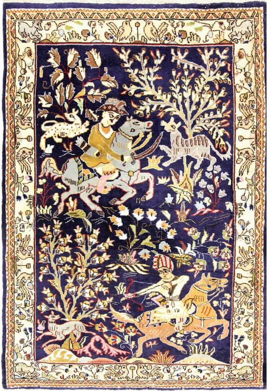 Ghom Teppich 118x80 - Image 1