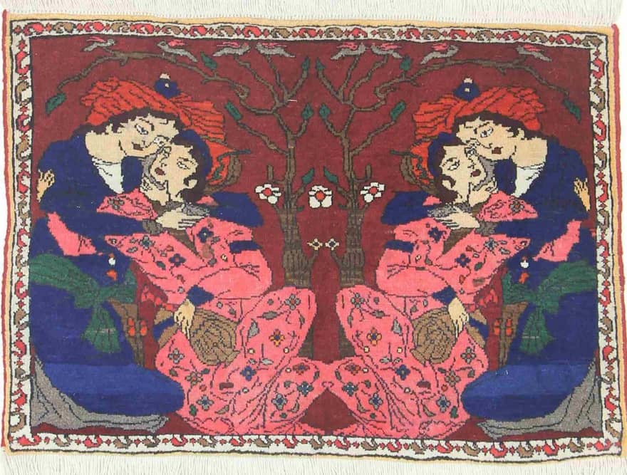 Sarough Carpet 90x65 - Image 1