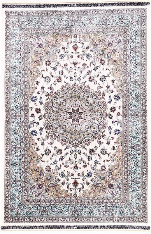 Ghom Aloe Teppich 230x150 - Image 1