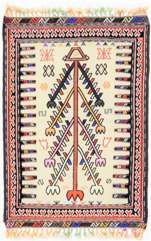 Kelim Carpet 110x76 - Image 1