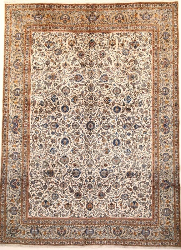 Antique Kashan Carpet  454x330 - Image 1