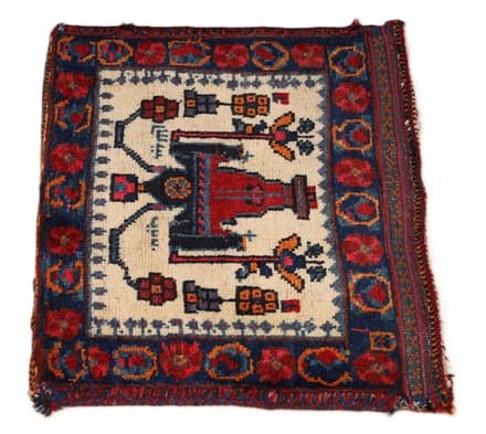 Antike Afshar Teppich 57x44 - alternate view
