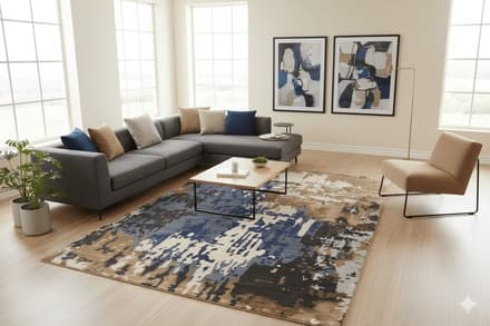 Designer Modern Nepal Teppich 250x155 - alternate view