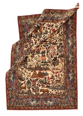 Antike Ghom  Teppich 214x143 - alternate view