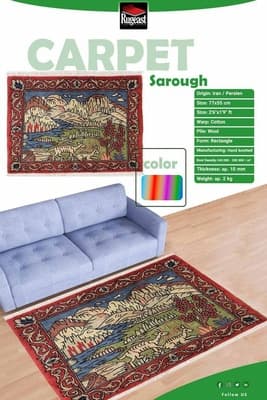 Sarough Teppich 77x55 - alternate view
