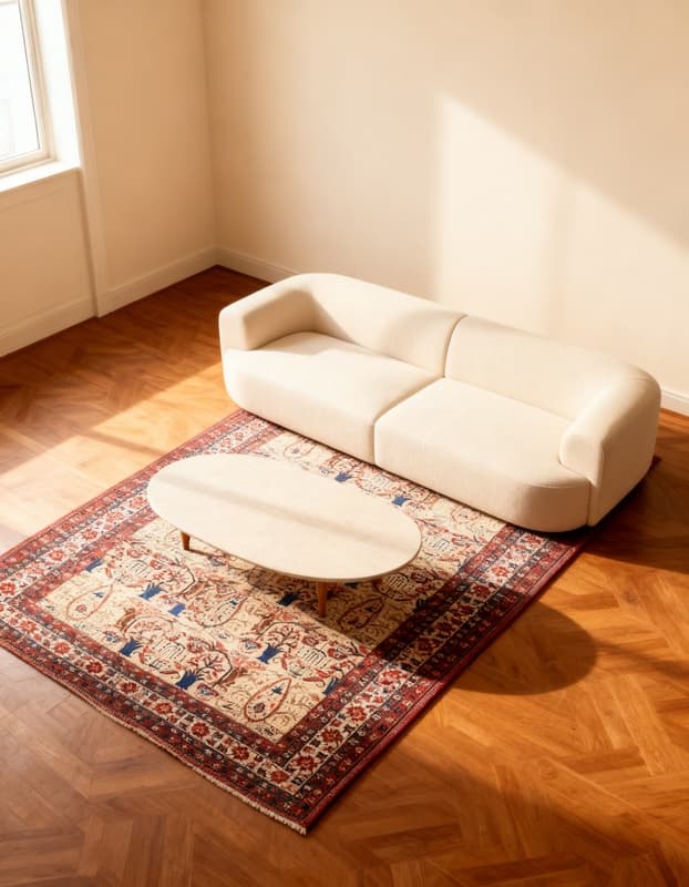 Antike Azrbeijan Teppich 254x169_1