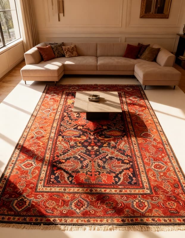 Heriz Antik Teppich  227x162 - Image 2