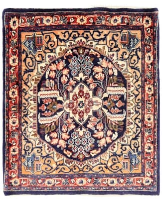 Sarough Teppich 82x70