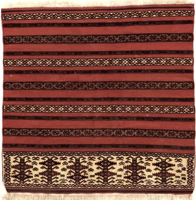 Antike Turkaman Teppich 109x105