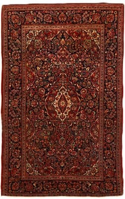 Kashan Antik  Teppich  200x127