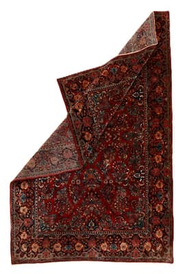AmerikanSarouk Antique Carpet 276x182 - alternate view