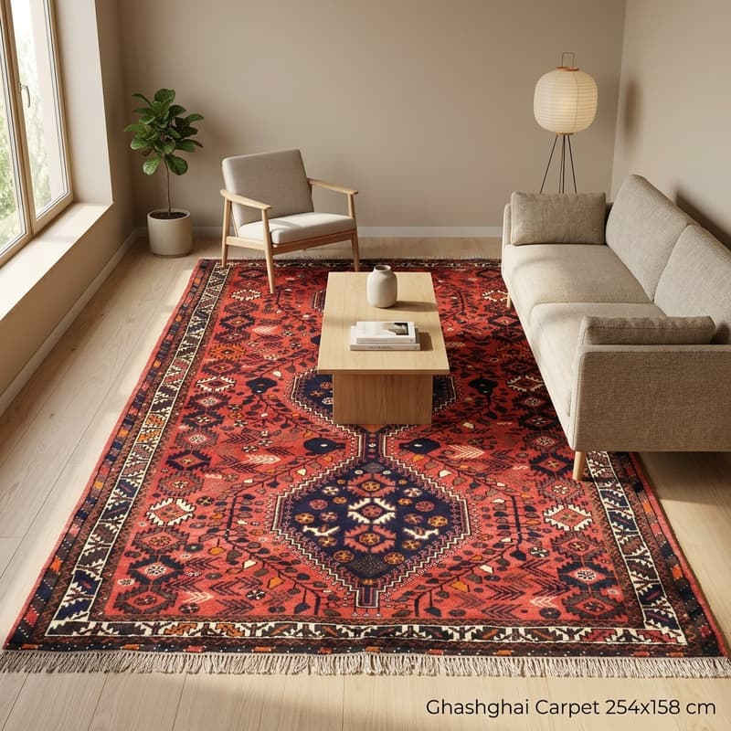 Ghashghai Teppich 254x158 - Image 2