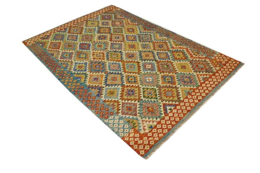 Afghanischer kelim teppich 305x205_4