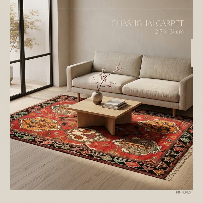 Ghashghai Teppich 217x131 - Image 2