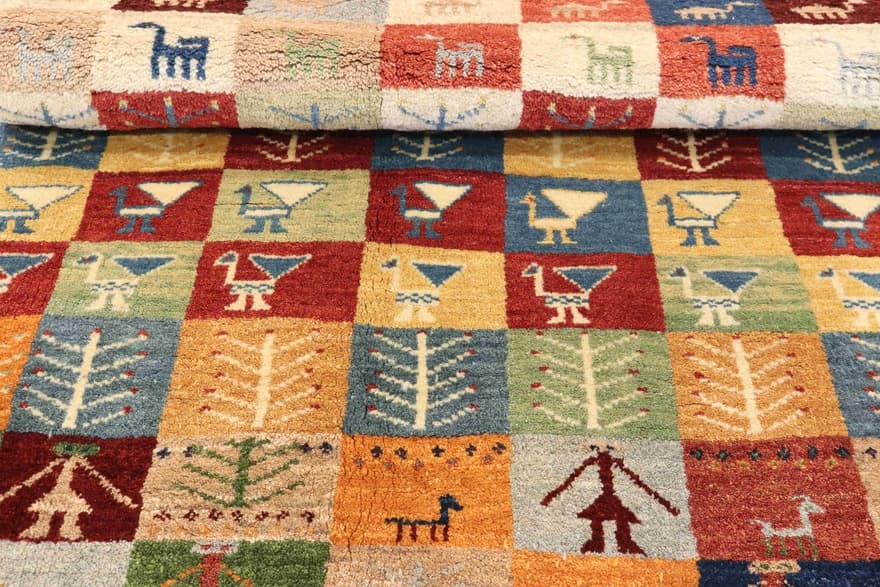 Gabbeh Teppich 151x109_1