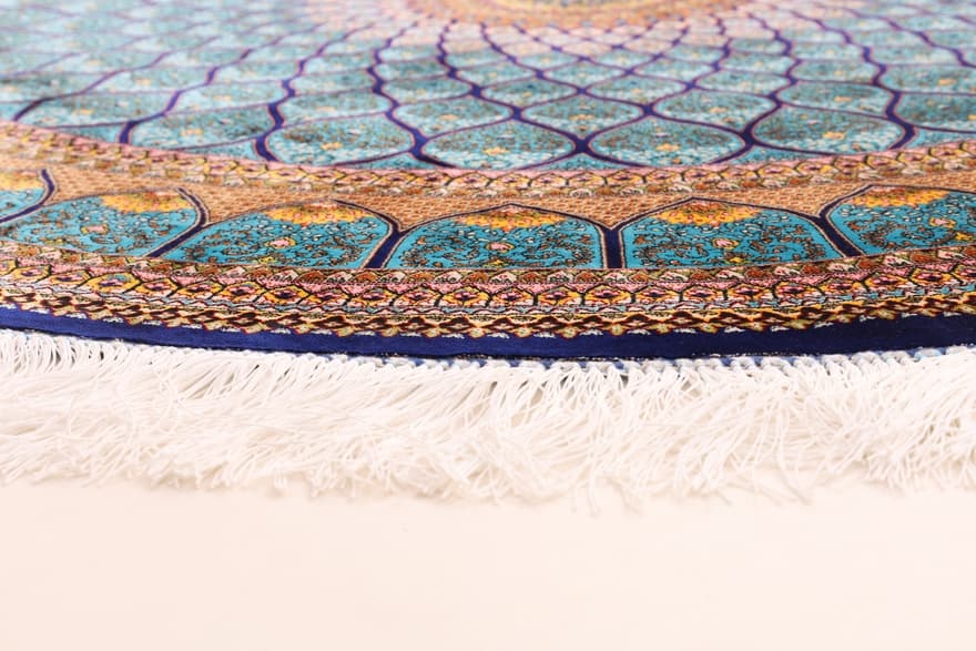 Ghom Geometric design Teppich 150x150_2