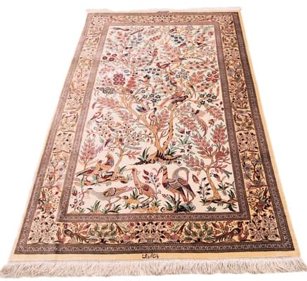 Ghom Salehi Seide Teppich 157x100 - alternate view