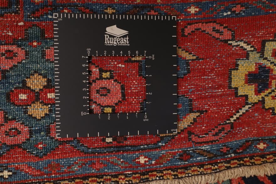 Antique Heriz Carpet  192x150 - Image 6