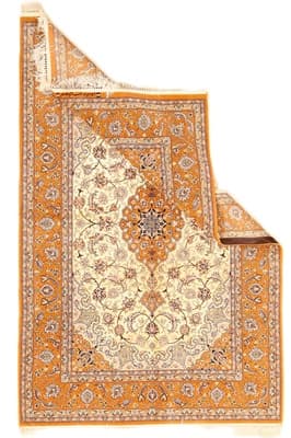 Isfahan Davari Seidenboden Seidenteppich 200x130 - alternate view